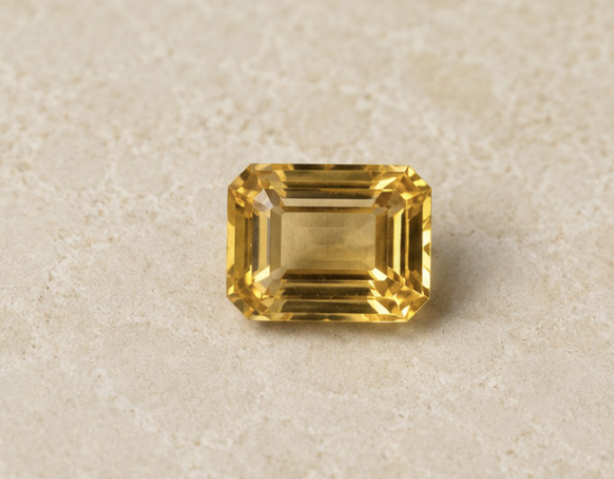 Natural Citrine Gemstone | 2.63 Carats Yellow