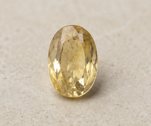 Natural Yellow Sapphire Gemstone | 7.56 Carats - Image 3