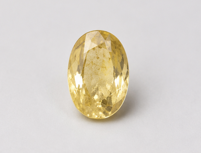 Natural Yellow Sapphire Gemstone | 7.56 Carats