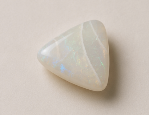 Natural Opal Gemstone | 3.55 Carats Milky White
