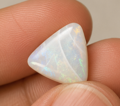 Natural Opal Gemstone | 3.55 Carats Milky White - Image 3