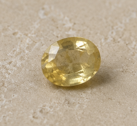Natural Yellow Sapphire Gemstone | 2.99 Carats