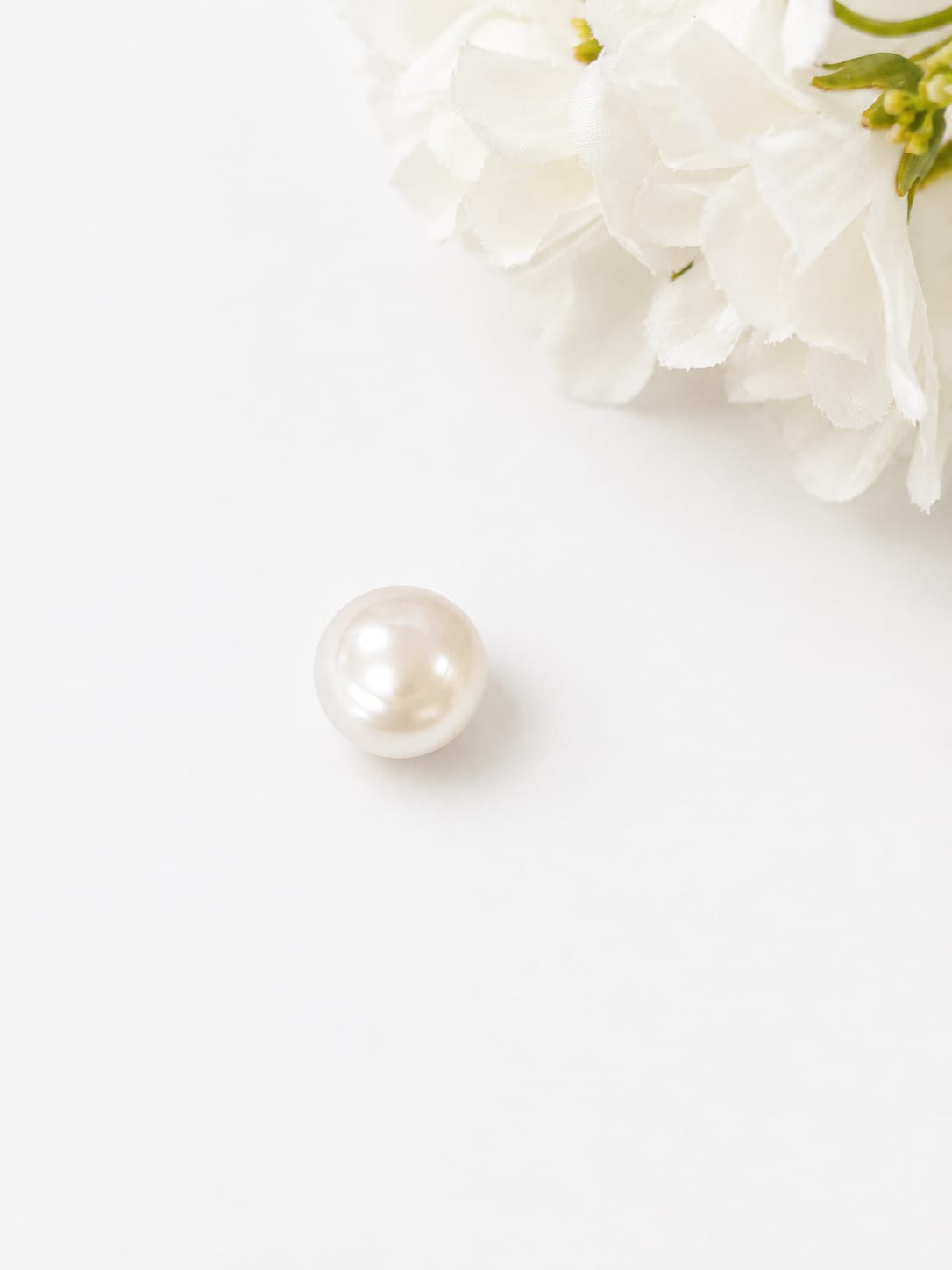 Natural White Pearl Round Gemstone – 10 Carats