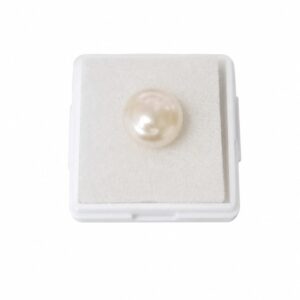 Natural White Pearl Round Gemstone – 7 Carats