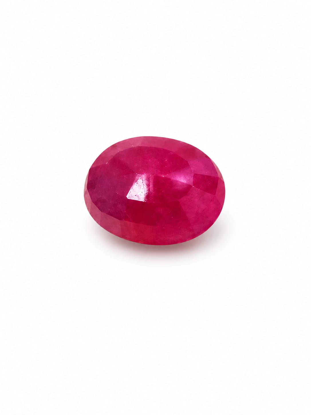 Premium 5.10 Cts Certified Natural Ruby (Manik) Oval Mixed Cut - Image 2