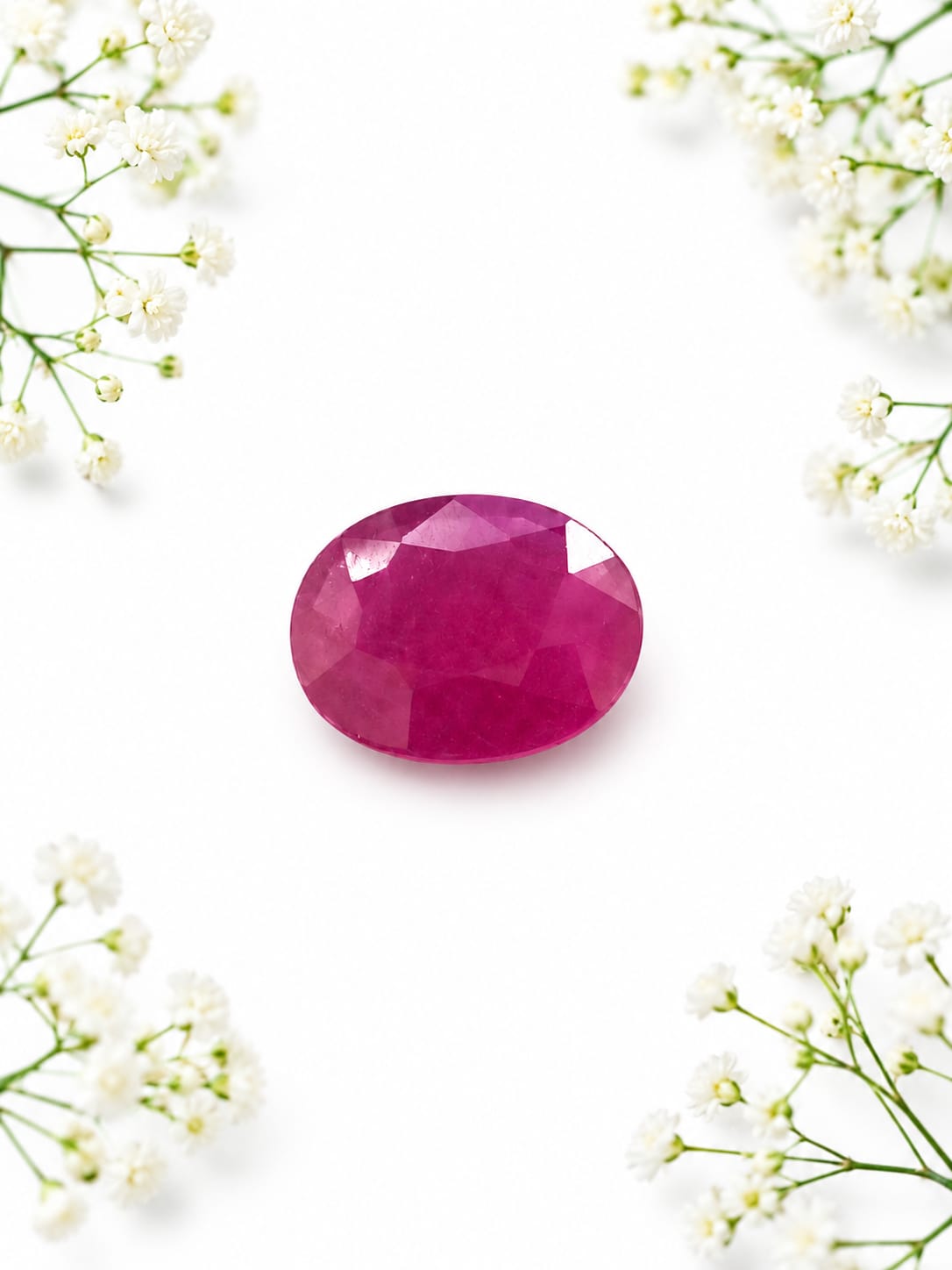 Premium 5.17 Cts Certified Natural Ruby (Manik) Oval Mixed Cut