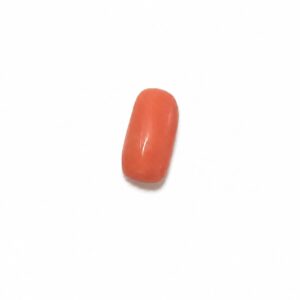 Premium 2.35 Cts Certified Natural Red Coral (Moonga) Oval Cabochon Cut