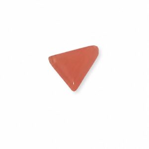 Premium 3.83 Cts Certified Natural Red Coral (Moonga) Triangular Cut