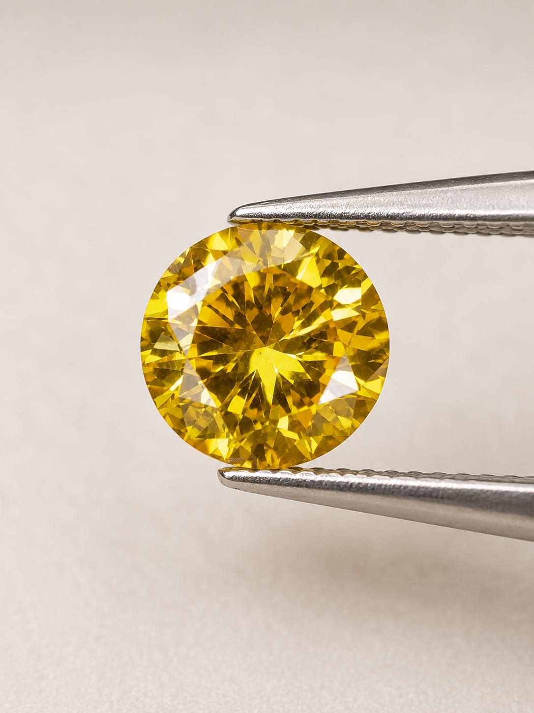 Natural Yellow Zircon Round Cut Loose Gemstone – 8.20 CT - Image 3