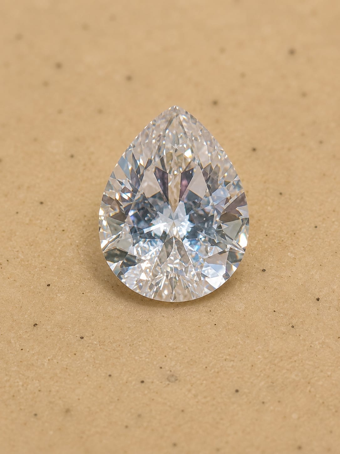 Natural White Zircon Pear Cut Loose Gemstone – 7.40 CT. - Image 2