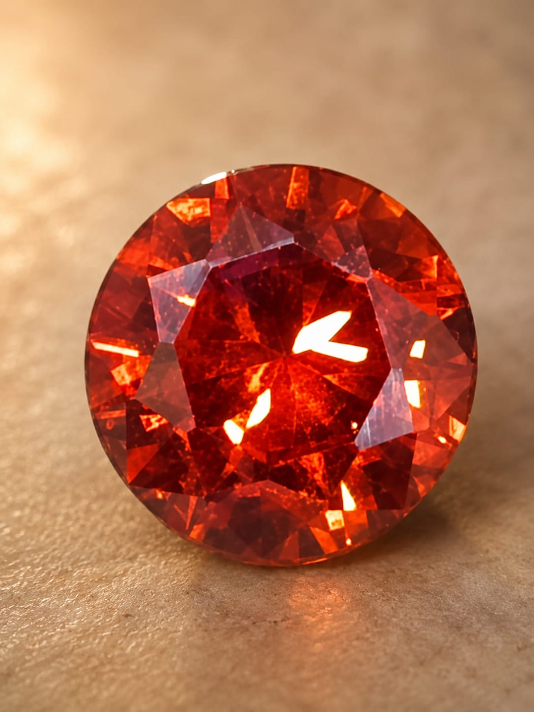 Natural Red Zircon Loose Gemstone – 5.30 CT