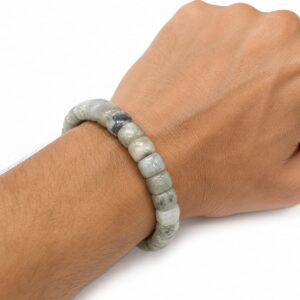 Natural Moonstone Beaded Bracelet – Polished Nugget Beads