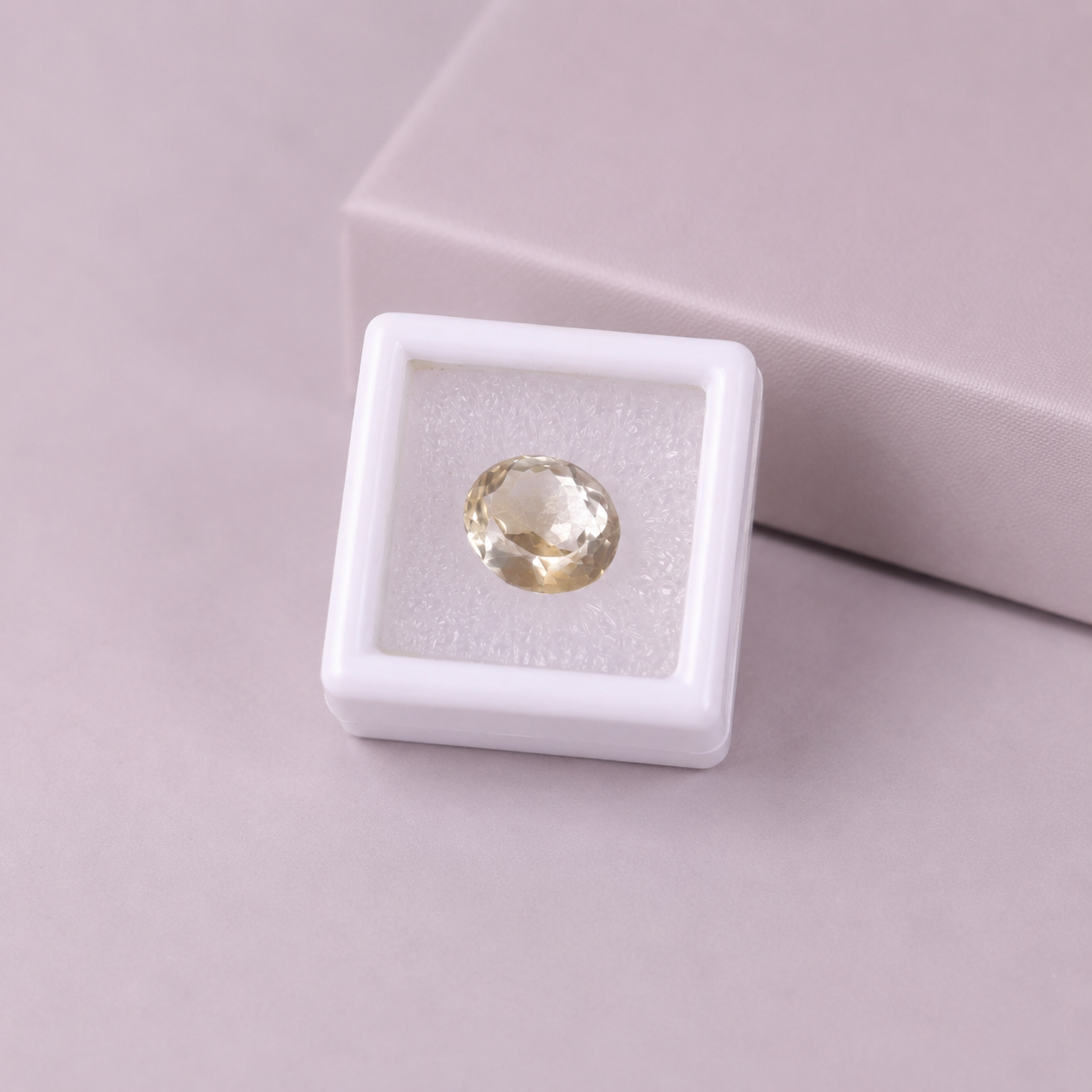 Natural White Sapphire (Safed Pukhraj) Oval Cut Gemstone | Certified Astrological Gemstone - Image 4