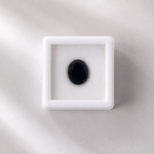 Natural Blue Sapphire (Neelam) Oval Cut Certified Gemstone