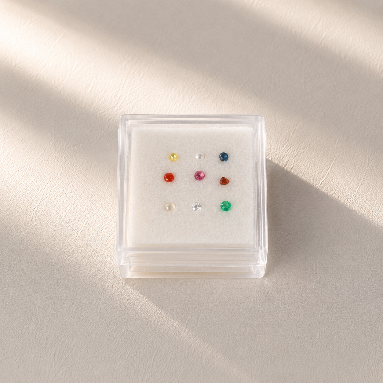 Natural Navratna Gemstone Set – 9 Sacred Astrological Gemstones | Certified Vedic Navagraha Collection - Image 2