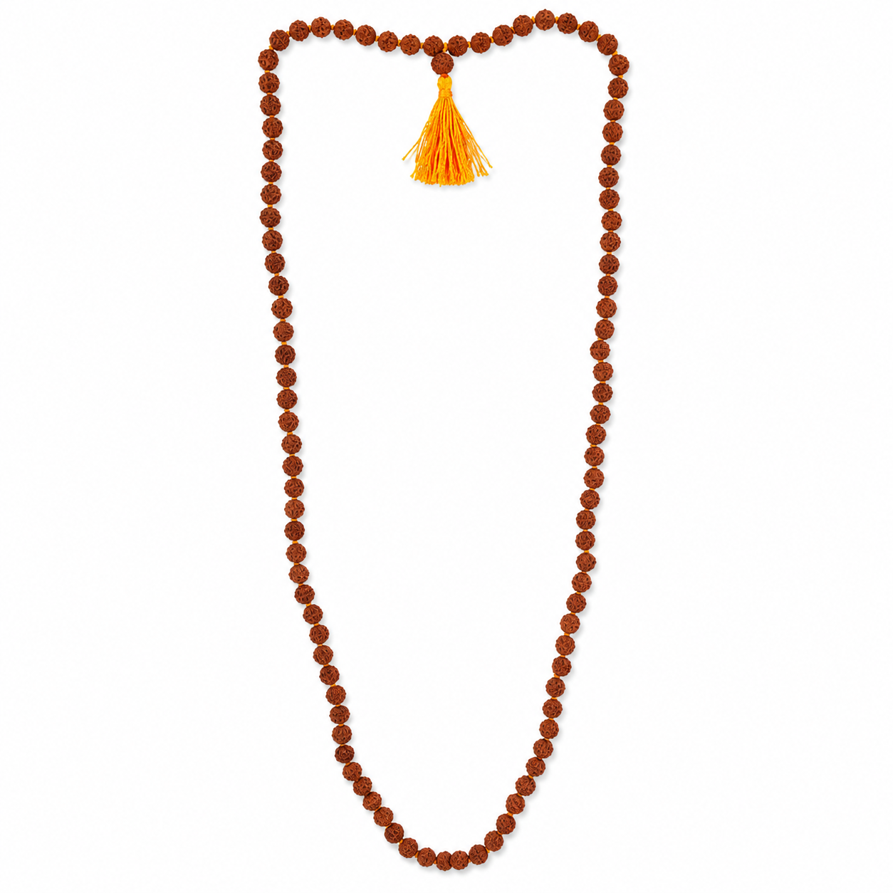 Natural 108 Beads Rudraksha Mala for Meditation, Japa & Spiritual Healing - Image 5