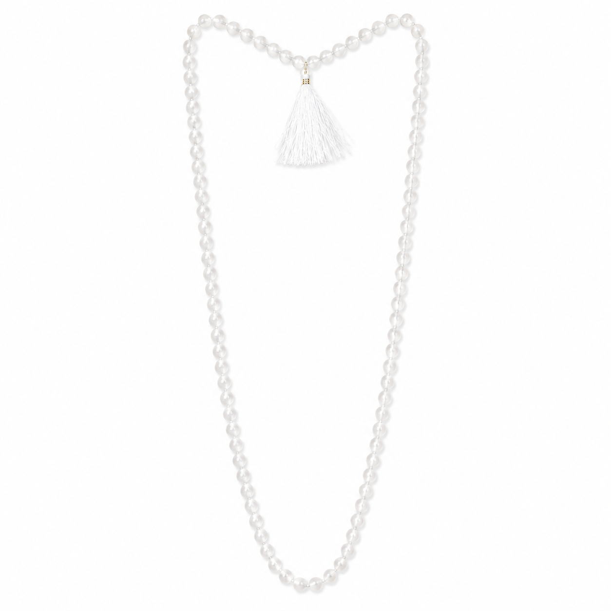 premium Natural Crystal (Sphatik) Mala, perfect for meditation, prayer, and enhancing spiritual energy. - Image 4
