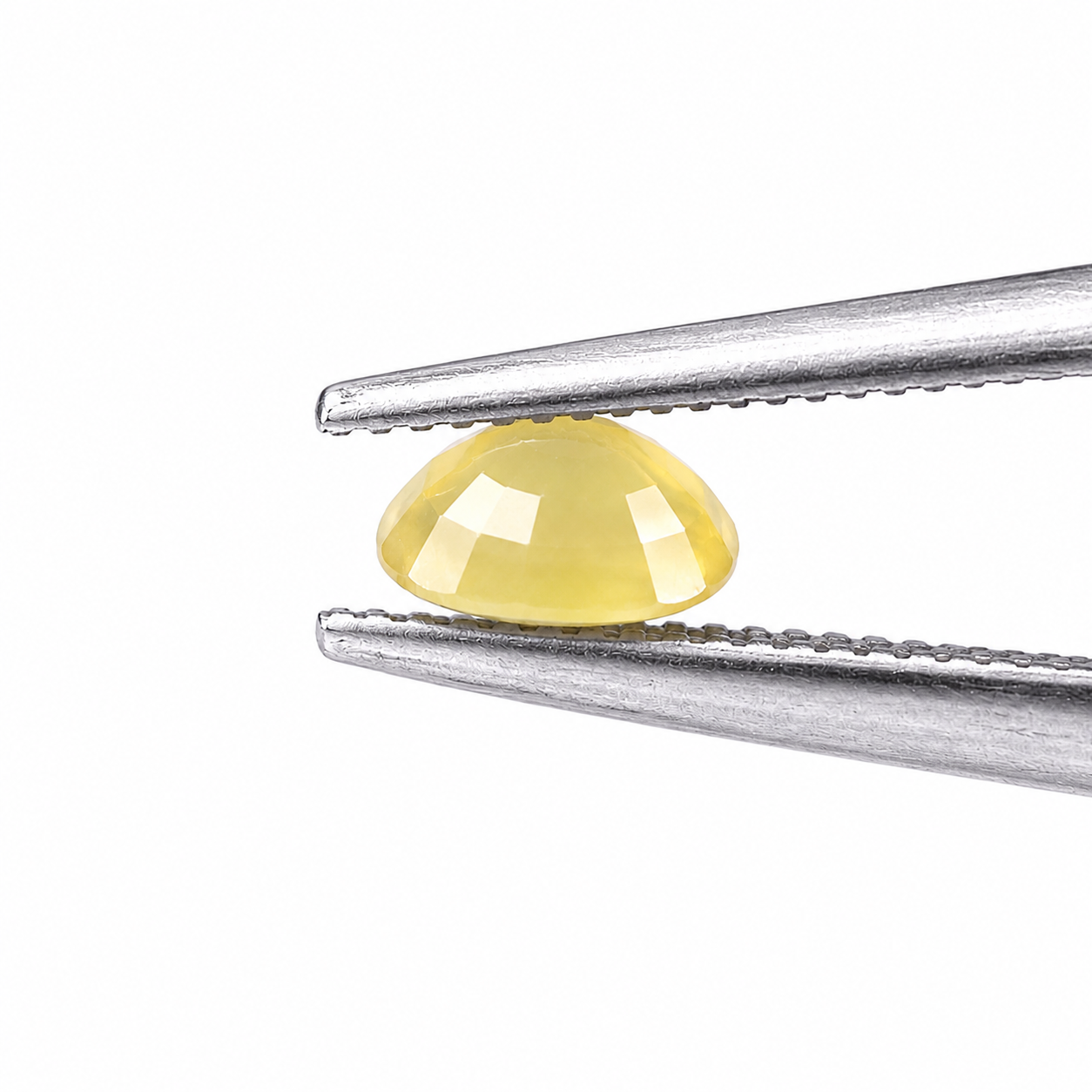 IGLI Certified Natural Yellow Sapphire (Pukhraj) 3.03 Ct | Oval Mixed Cut Yellow Sapphire Gemstone - Image 3