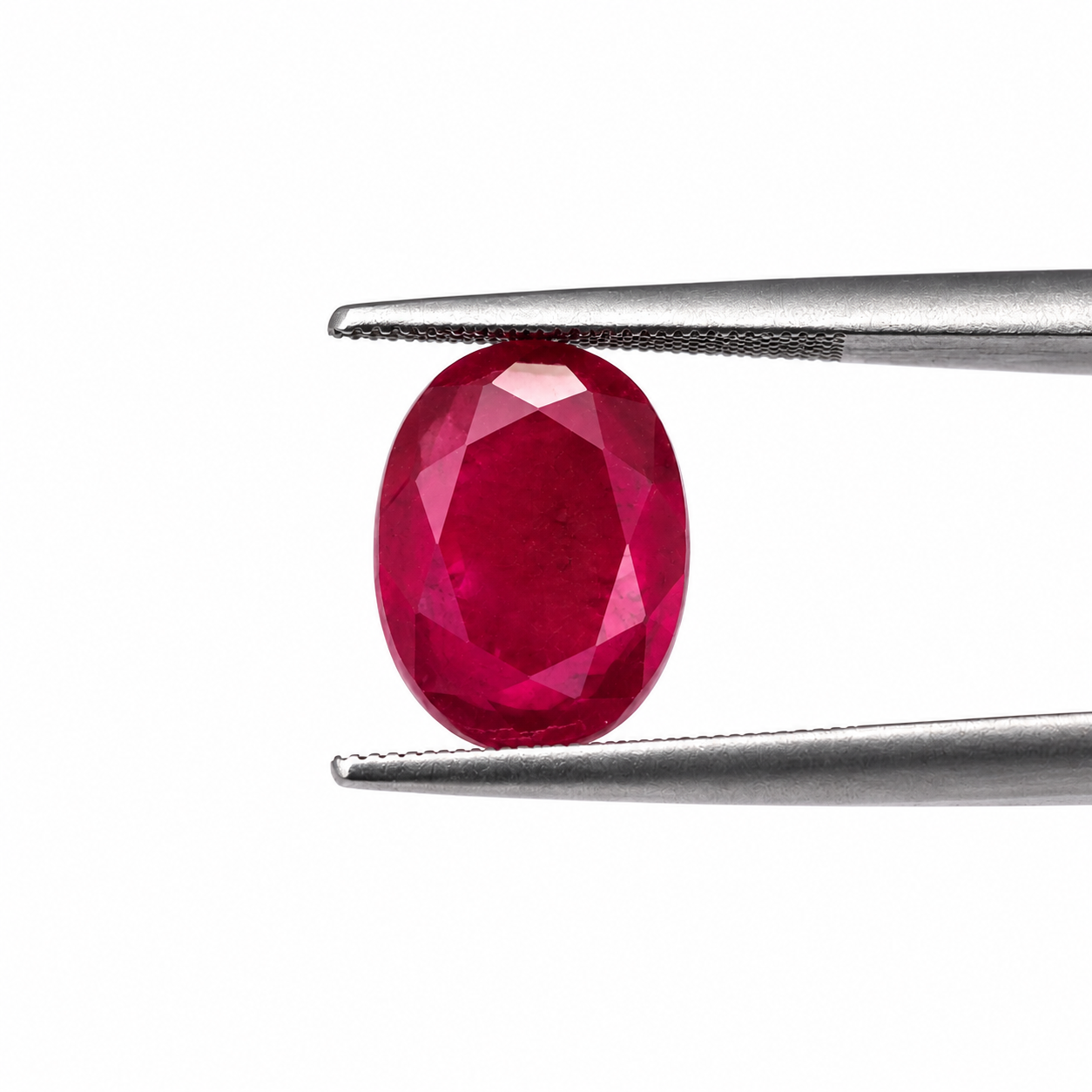 Natural Ruby (Manik) Gemstone – Certified Oval Mixed Cut Loose Gemstone | 3.89 Carat - Image 3