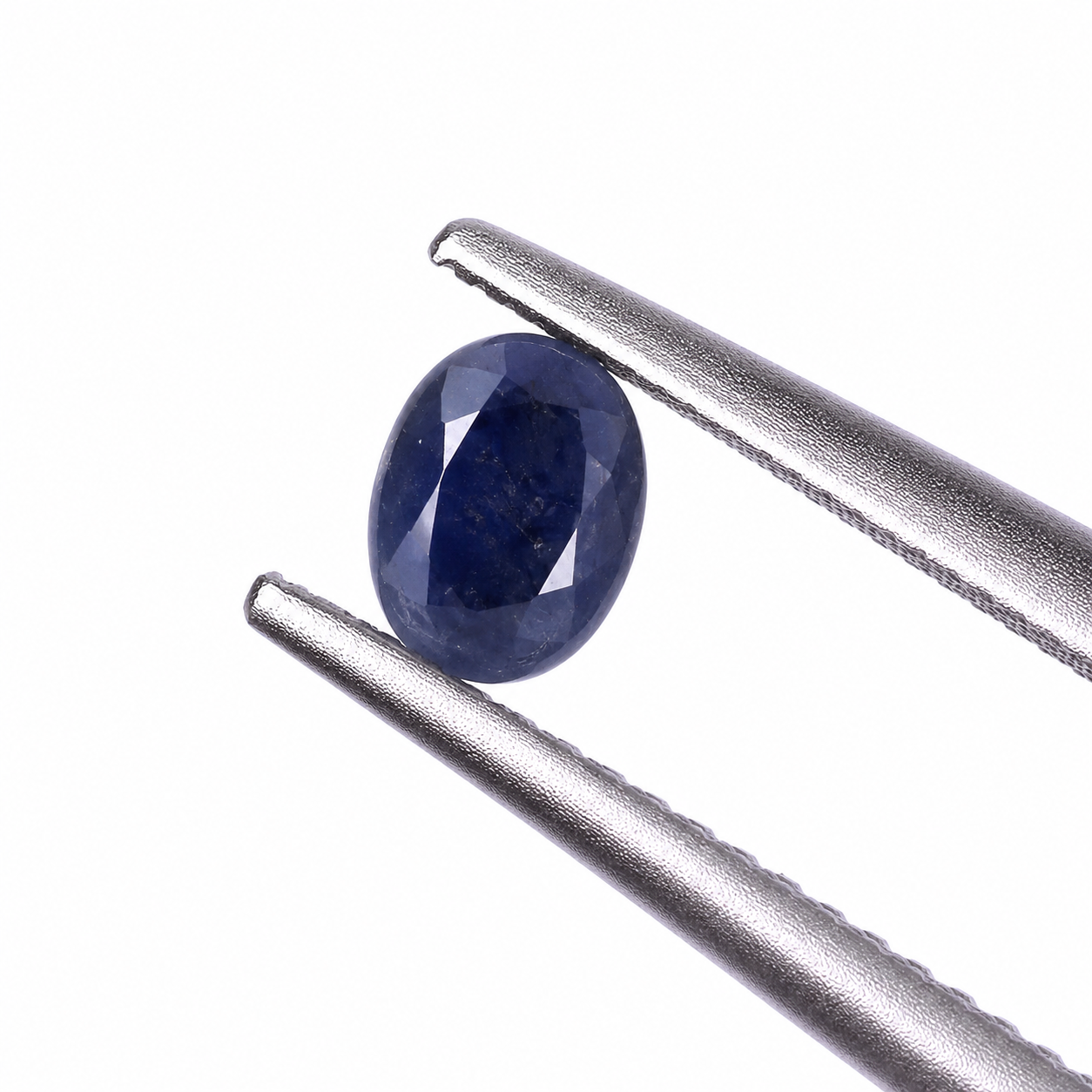 Premium 9.78 Cts Certified Natural Blue Sapphire (Neelam) Oval Mixed Cut - Image 3