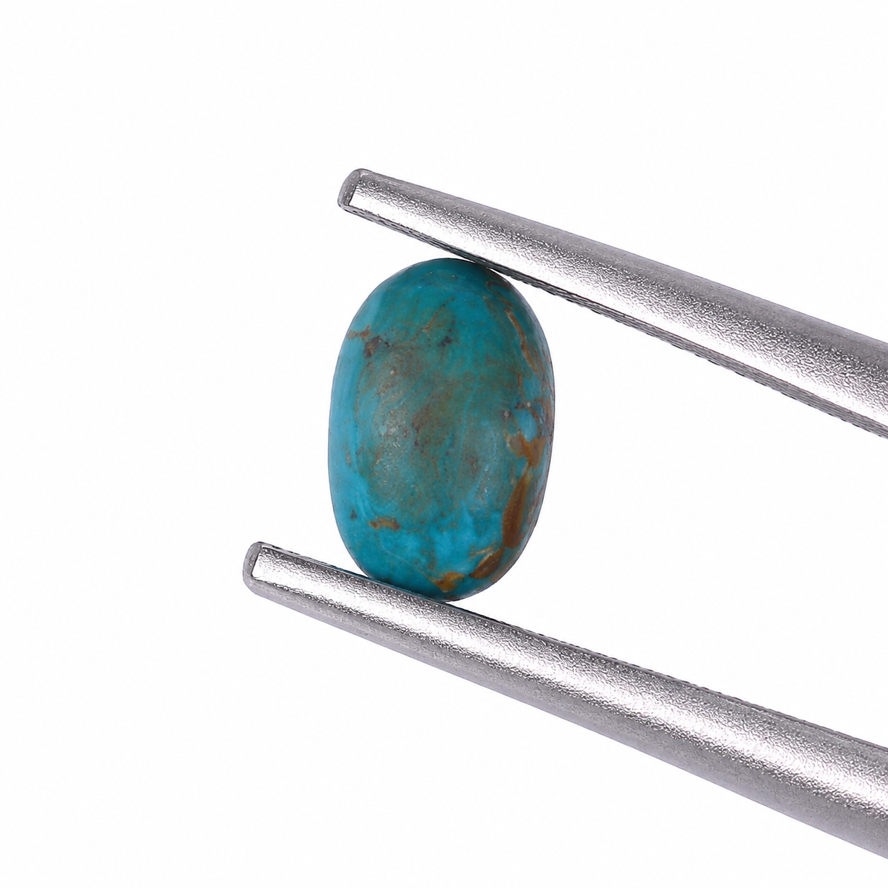 Premium 14.61 Cts Certified Natural Turquoise (Firoza) Oval Cabochon - Image 3