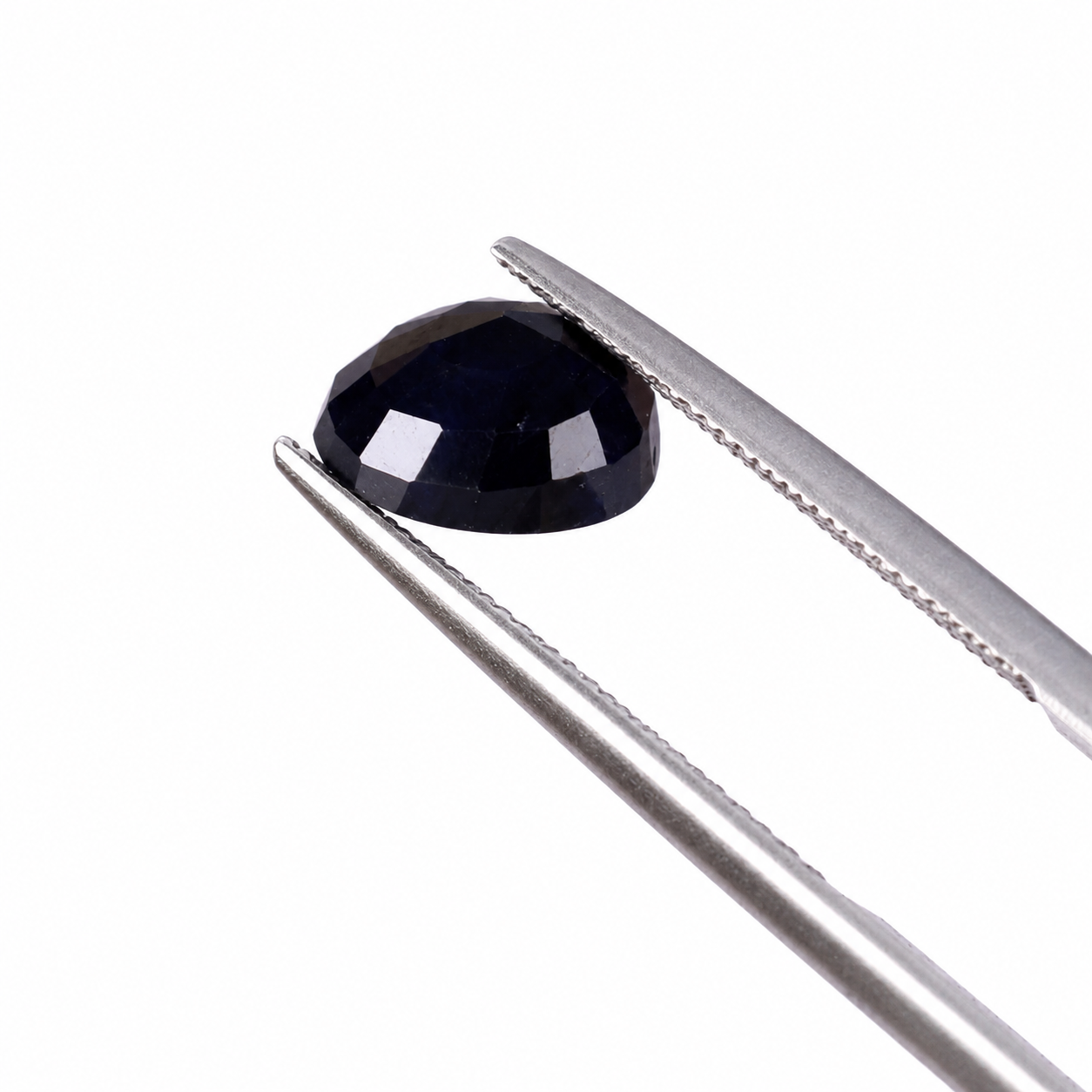 Premium 17.47 Cts Certified Natural Blue Sapphire (Neelam) Oval Mixed Cut - Image 3