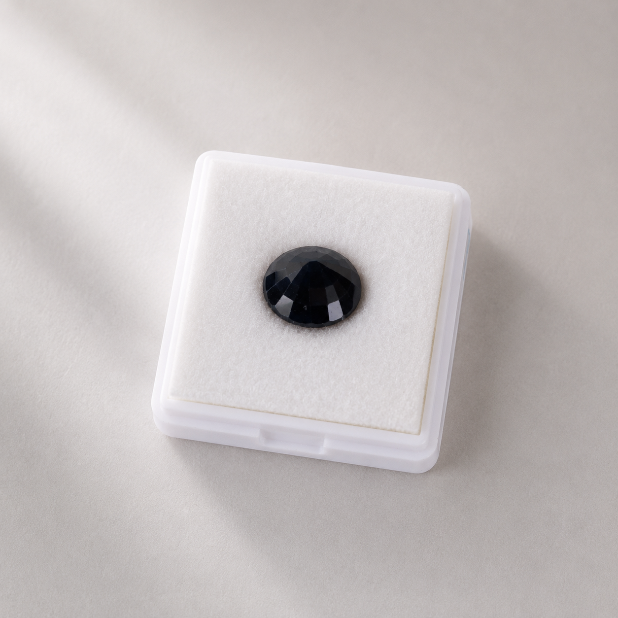 Natural Blue Sapphire (Neelam) Oval Cut Certified Gemstone - Image 3
