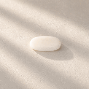 Natural White Coral (Safed Moonga) Oval Cabochon Certified Gemstone