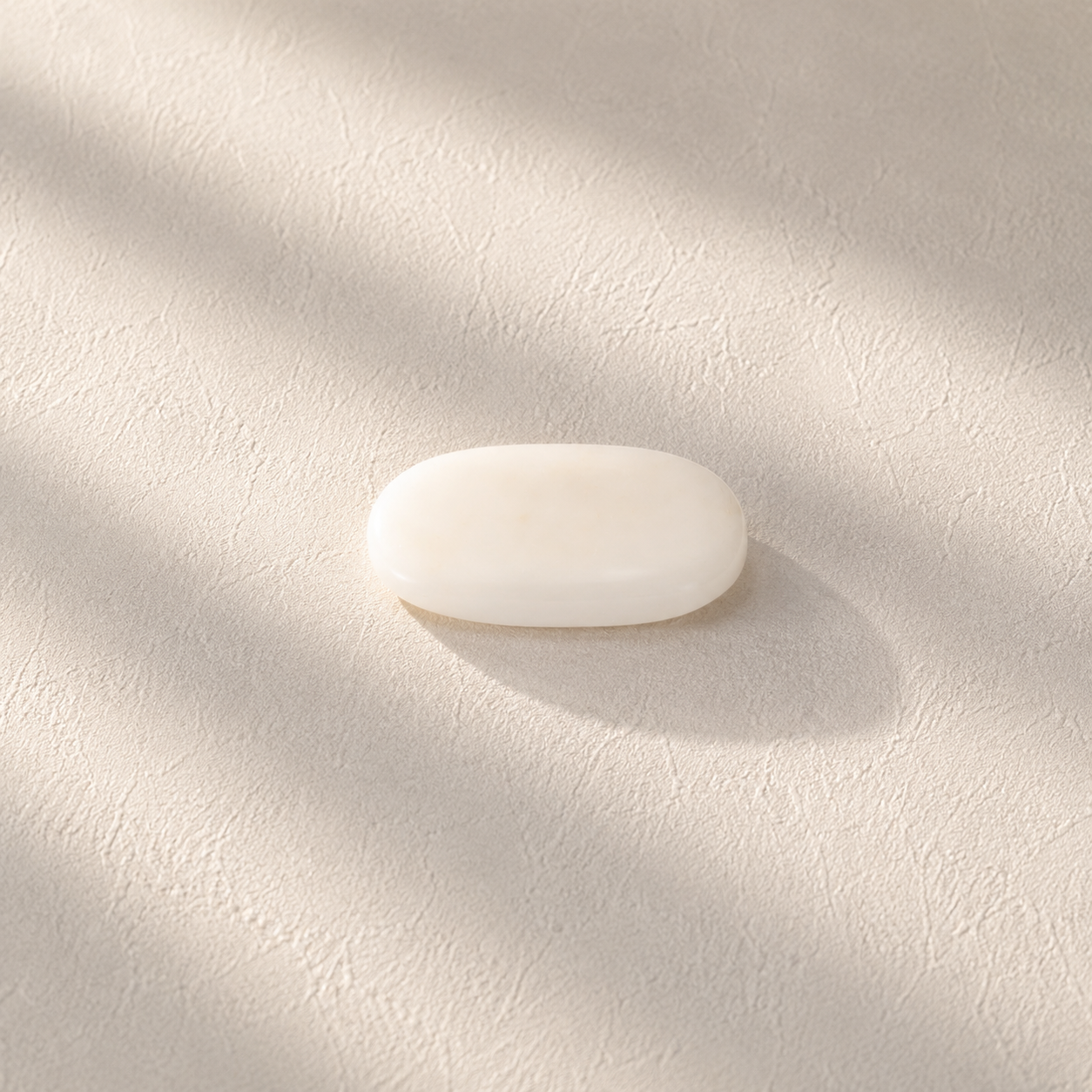 Natural White Coral (Safed Moonga) Oval Cabochon Certified Gemstone
