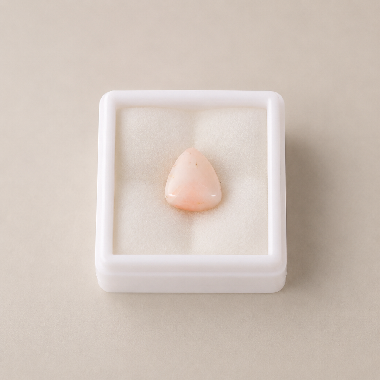 Natural Pink Opal Pear Cabochon Certified Gemstone