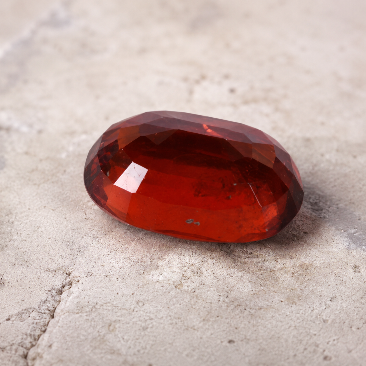 Natural Hessonite (Gomed) Gemstone – Certified Loose Gemstone - Image 2