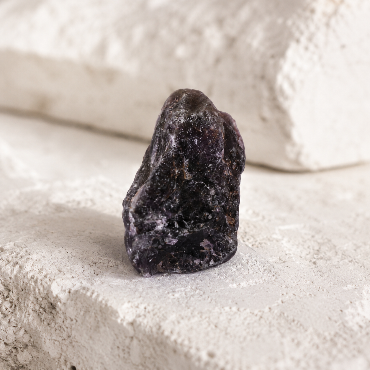Natural Amethyst Rough (Jamunia) Certified Loose Gemstone – 40.67 Carat Purple Quartz