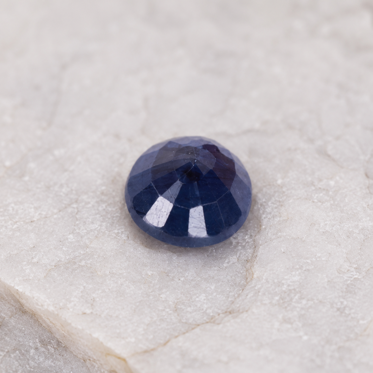 Premium 9.78 Cts Certified Natural Blue Sapphire (Neelam) Oval Mixed Cut