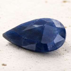 Natural Blue Sapphire (Neelam) Pear Mixed Cut Loose Gemstone | Certified Blue Sapphire | Natural Corundum Crystal
