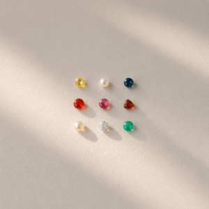 Natural Navratna Gemstone Set – 9 Sacred Astrological Gemstones | Certified Vedic Navagraha Collection