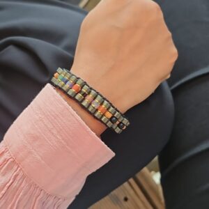 Natural 7 Chakra Healing Bracelet | Black Onyx Multi-Stone Energy Bracelet