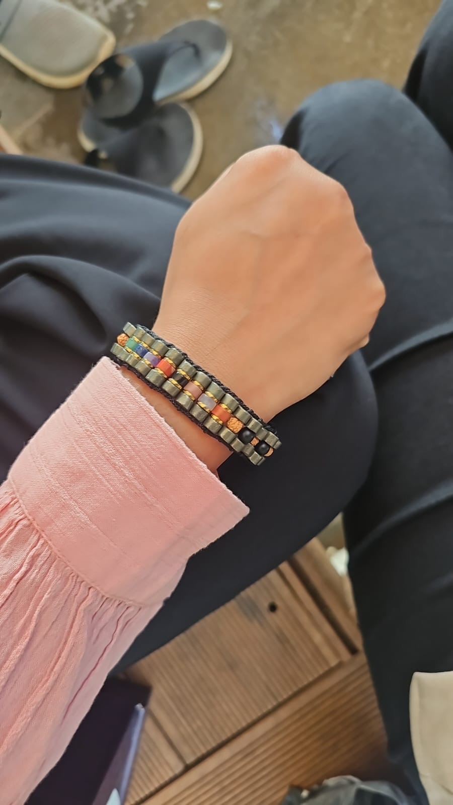 Natural 7 Chakra Healing Bracelet | Black Onyx Multi-Stone Energy Bracelet