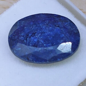 Natural Blue Sapphire Oval Mixed Cut Gemstone – 12.96 Carats Certified Corundum
