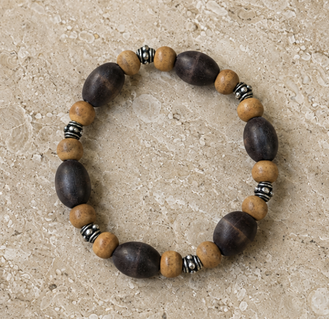 Sandalwood & Ebony Bracelet | 12 Grams - Image 2