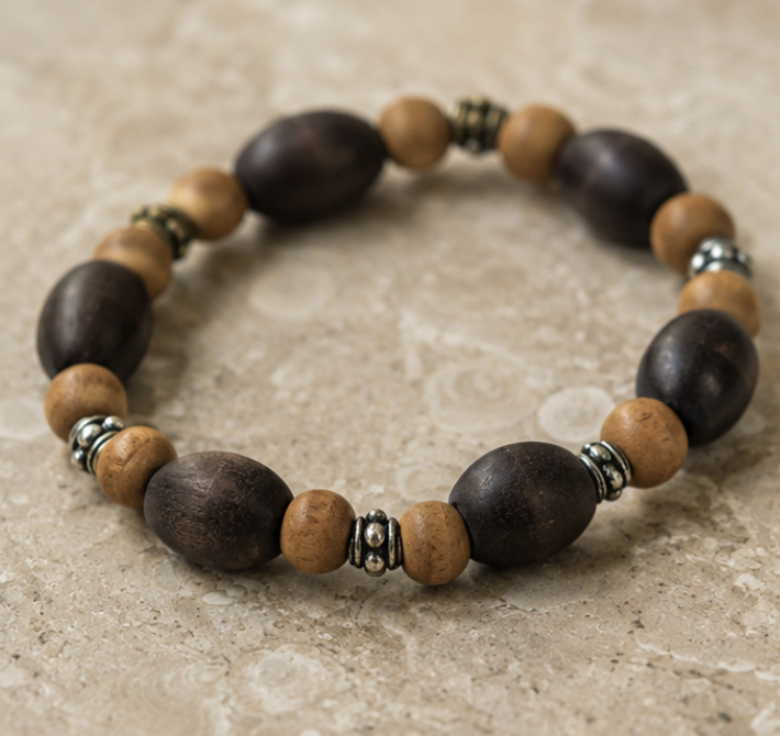 Sandalwood & Ebony Bracelet | 12 Grams - Image 3