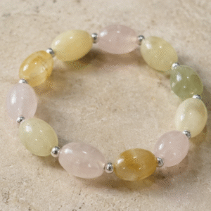 Mixed Crystal Bracelet | 27 Carats | Natural Crystal Beaded Bracelet