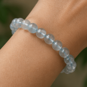 Aquamarine Bracelet | 10 Carats | Natural Aquamarine Crystal Bracelet