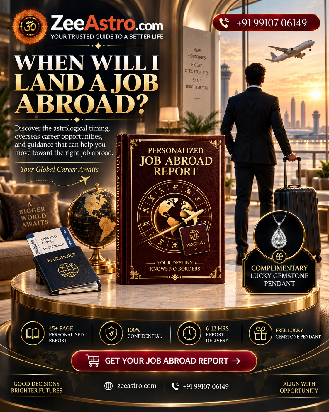 job abroad astrology personalized career report